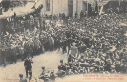 CPA 11 CARCASSONNE / MEETING DU 26 MAI 1907 / ARRIVEE ET ACCLAMATIONS A MARCELLIN ALBERT - Carcassonne