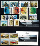 Island - Full Year 1996 Yv. 793/814**, Bf 19** MNH - Full Years