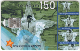 PORTUGAL A-586 Chip Telecom - Event, Exhibition, EXPO '98 - Used - Portugal
