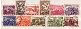 1946 WW II- MILITARY 11 V-  Used/oblitere (O) BULGARIA / Bulgarie - Used Stamps