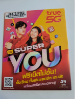 THAILAND  GSM SIM CARD / THE ONE SIM/ 5G/MINT IN ORIGINAL PACKING/ MINT /NEW          **16390** - Thaïlande