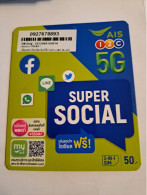 THAILAND  GSM SIM CARD / THE ONE SIM/ 5G/MINT IN ORIGINAL PACKING/ MINT /NEW          **16391** - Thaïland