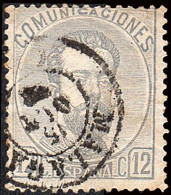 Málaga - Edi O 122 - 12 Cts. - Mat Fech. Tp. II "Málaga (6)" - Used Stamps