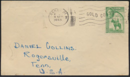 Afrika Brief Ghana Goldküste EF 120 Sekondi Nach Rogersville Tennessee USA - Ghana (1957-...)