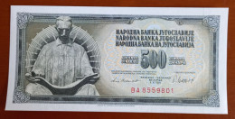 #1  YUGOSLAVIA 500 DINARA 1981 - NIKOLA TESLA - Yugoslavia