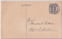 Zopppot Sopot Dantzig Danzig Langfuhr Marienstrasse Vertrieb Von Erzeugnissen Schlesischer Leinenfabriken Postkarte 1921 - Postwaardestukken