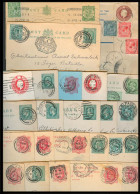 GREAT BRITAIN. C.1902 - 8. Some 21 Stat Cards / Envs (one Registr.). Mostly Fine Towns. - ...-1840 Préphilatélie