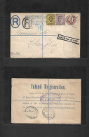 Great Britain - Stationery. 1904. Gracechurch - Shanghai, China "Late Fee 4d Paid" Cachet + "PERFIN". Registered Ed VII  - ...-1840 Préphilatélie