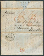 GREAT BRITAIN. 1831 (22 July). Blackland Mill / Paisley / Scotland - London (25 July) - Hamburg (2 Aug). EL Red Ship Let - ...-1840 Prephilately