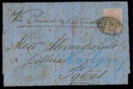 GREAT BRITAIN. 1878. Manchester - Greece. EL Fkd 2 1/2d Pl3. Fine. - ...-1840 Vorläufer