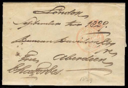 GREAT BRITAIN. 1829. London - Aberdam. EL Full Text. Free / "Cha,,forbes". VF. - ...-1840 Prephilately