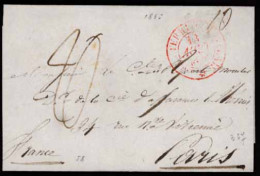 GREAT BRITAIN. 1836. London. Entire. F-VF. - ...-1840 Precursori