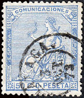 Málaga - Edi O 137 - 50 Cts. - Mat Fech. Tp.II "Málaga (6)" - Used Stamps