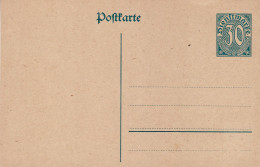 GERMANY WEIMAR REPUBLIC 1921 POSTCARD MiNr DP I UNUSED - Postcards
