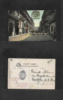 HONG KONG. 1912 (16 Apr) HK - Spain, Castellon De La Plana Illustr Ppc Queens Road. Fkd Ppc To Very Rare Destination. Sp - Sonstige & Ohne Zuordnung