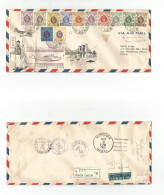 HONG KONG. 1937 (29 Apr) Pacific Clipper First Flight HK - Hawaii Trip Hand Illustrated Special Cachet. Multifkd Env Inc - Other & Unclassified