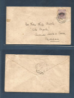 HONG KONG. 1934 (17 Jan) GPO - Macau (17 Jan) Local Fkd Env 5c Lilac, Cds. Fine Usage. - Andere & Zonder Classificatie