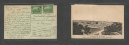 HAITI. 1924 (15 Feb) Port Prince - Tunisia, Tunis (12 March) Via NY. Fkd Ppc With Arrival. Rarity Destination. - Haïti