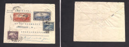 HAITI. 1935 (17 May) Port Prince - Germany, Koln. Air Multifkd Env. 1,90 Gourdes Rate. Fine. - Haiti