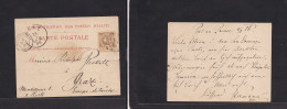 HAITI. 1886 (5 Jan) Port Prince - Austria, Graz (26 Jan) Early Fkd Card 1st Issue Perf, Tied Cds. Better Dest + Usage. A - Haïti
