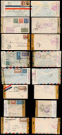 HAITI. 1942-5. WW II. Selection Of 8 Better Censored Multifkd Envs / Foreign Mail / Dual / Cds. VF. - Haïti