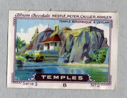 Nestlé - 3B - Temples - 2 - Temple Bouddhique à Ceylan, Ceylon, Sri Lanka - Nestlé