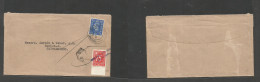 Great Britain - XX. 1950 (13 June) Welts, Yorks - Switzerland, Zurich. 2 1/2d Blue Fkd Env, Taxed + Swiss P. Due, Stline - ...-1840 Préphilatélie