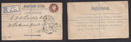 Great Britain - Stationery. 1909 (31 Dec) Chelsea - Brompton Rd. Local Registered 3d Brown Stat Env. - ...-1840 Préphilatélie