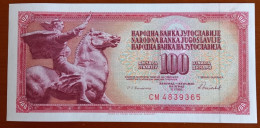 #1  YUGOSLAVIA 100 DINARA 1986 - Yugoslavia