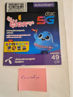 CAMBODJA   GSM SIM CARD / THE ONE SIM/ 5G/MINT IN ORIGINAL PACKING/ MINT /NEW          **16397** - Cambodia