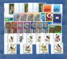 San Marino ** - 1972 -  ANNATA COMPLETA   MNH **. - Annate Complete