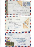 BOLIVIA - POSTAL HISTORY LOT - AIRMAIL CENSORED - Bolivien