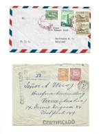 BOLIVIA - POSTAL HISTORY LOT - AIRMAIL CERTIFICADO - Bolivia