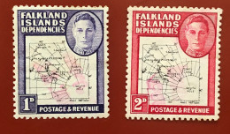 Falkland Island Dependencies - George VI, Maps - 1948 - 1949 - Falkland