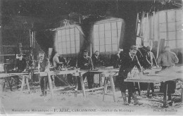 CPA 11 CARCASSONNE / MENUISERIE MECANIQUE / F.AJAC / ATELIER DE MONTAGE / Cpa Rare - Carcassonne