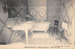 CPA 11 CARCASSONNE / HOTEL TERMINUS / SALLE DE BAIN / Cliché Rare - Carcassonne