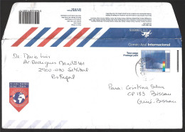 Stationery Express Mail Letter For Guinea-Bissau. Fog Stamp, Meteorology. Inglês Carta Stationery Express Mail Para Guin - Briefe U. Dokumente