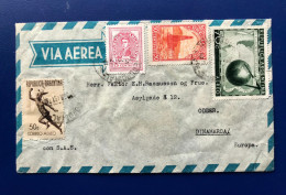 República Argentina, SOBRE CIRCULADO A DINAMARCA ODDER - Used Stamps