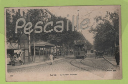 69006 RHONE - CP ANIMEE LYON - LE COURS MORAND - TRAMWAY / KIOSQUE A JOURNAUX - B.F. PARIS N° 860 - CIRCULEE EN 190? - Lyon 6