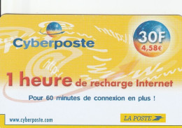 B04 - TELECARTE CYBERPOSTE, Pour 1 Euro - 5 Eenheden