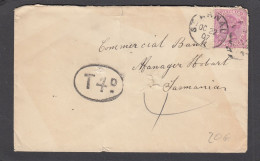 LETTRE DE ST. ARNAUD POUR HOBART,1907. - Cartas & Documentos