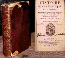 FLEURY Claude    - HISTOIRE ECCLESIASTIQUE - TOME TROISIEME - 1701-1800