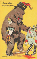 Ww1 Guerre 14/18 War * CPA Illustrateur DERDY 1914 Derdy Satirique * à Mon Tour Maintenant ! * Ours Bear - Oorlog 1914-18