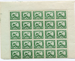 INDOCHINE N°164A ** RIZIERE EN BLOC DE 25 - Unused Stamps