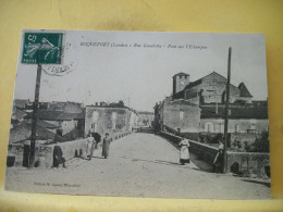 40 2787 CPA - VUE DIFFERENTE N° 1 - 40 ROQUEFORT - RUE GAMBETTA - PONT SUR L'ESTAMPON - ANIMATION. - Roquefort