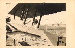 Louis PAULHAN * Dédicace Autographe Signature * Carte Photo Aviation * Aviateur Né à Pézenas * Avion Paulhan - Piloten