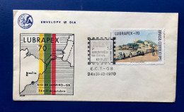 BRASIL 1970, SOBRE PRIEMR DÍA FDC LUBRAPEX - 70 - FDC