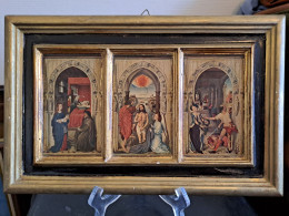 Triptyque. Vie De Saint Jean-Baptiste. - Arte Religiosa