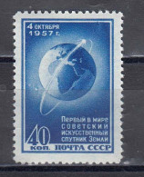 USSR 1957 - Ersten Sowjetischen Erdsatelliten SPUTNIK, Mi-Nr. 2036, MNH** - Neufs