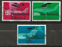 PAYS-BAS: Obl., YT N° 874 à 876, Série, TB - Used Stamps